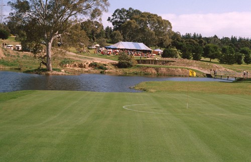 Marquee at opening of Loch Hillan 31/8/1980